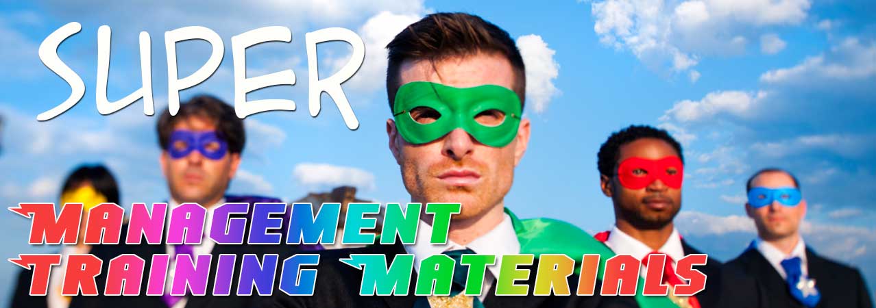 Management Training Materials Banner Management skills training course banner